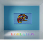Kamel&Léon - Box logo #05 - bleu KAMEL&LEON