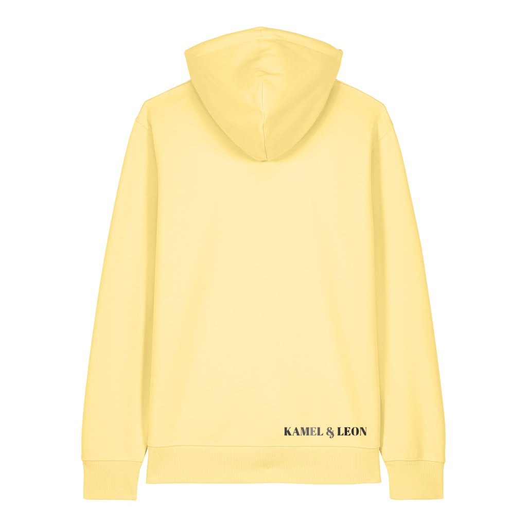 Hoodie Jaune Kamel & Léon – Coton 350 GSM | EmotionWear