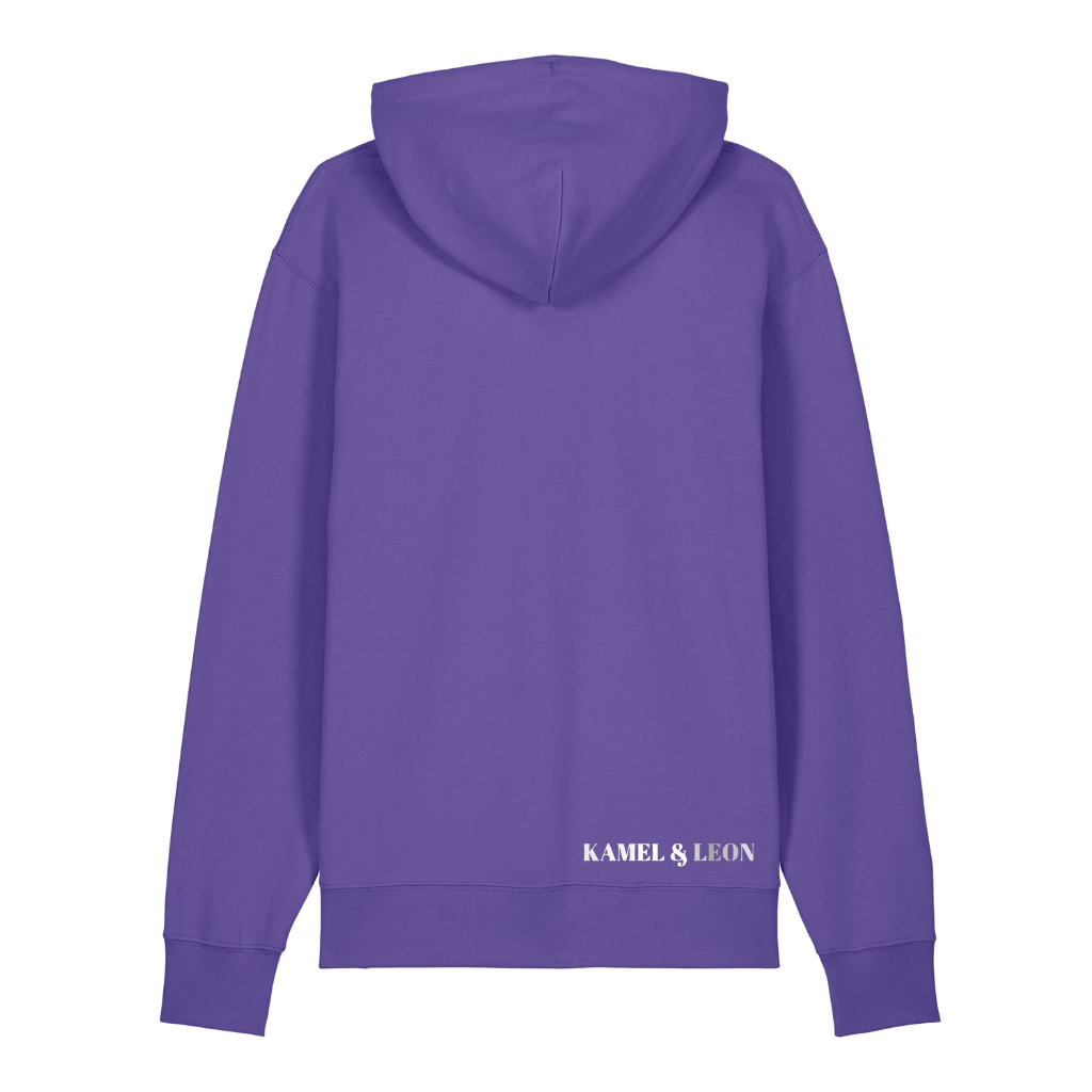 Hoodie Violet Kamel & Léon – Coton 350 GSM | EmotionWear