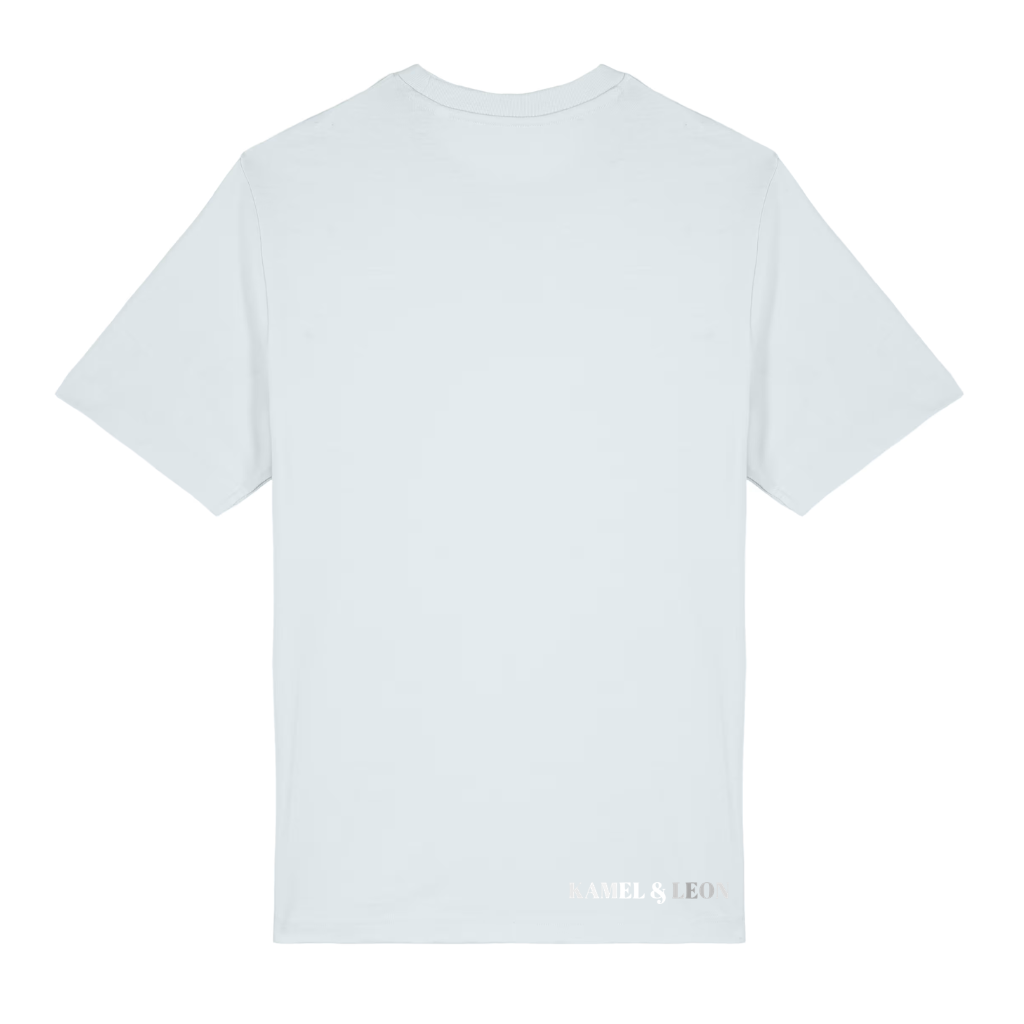T-shirt Bleu Kamel & Léon – Coton 210 GSM | EmotionWear