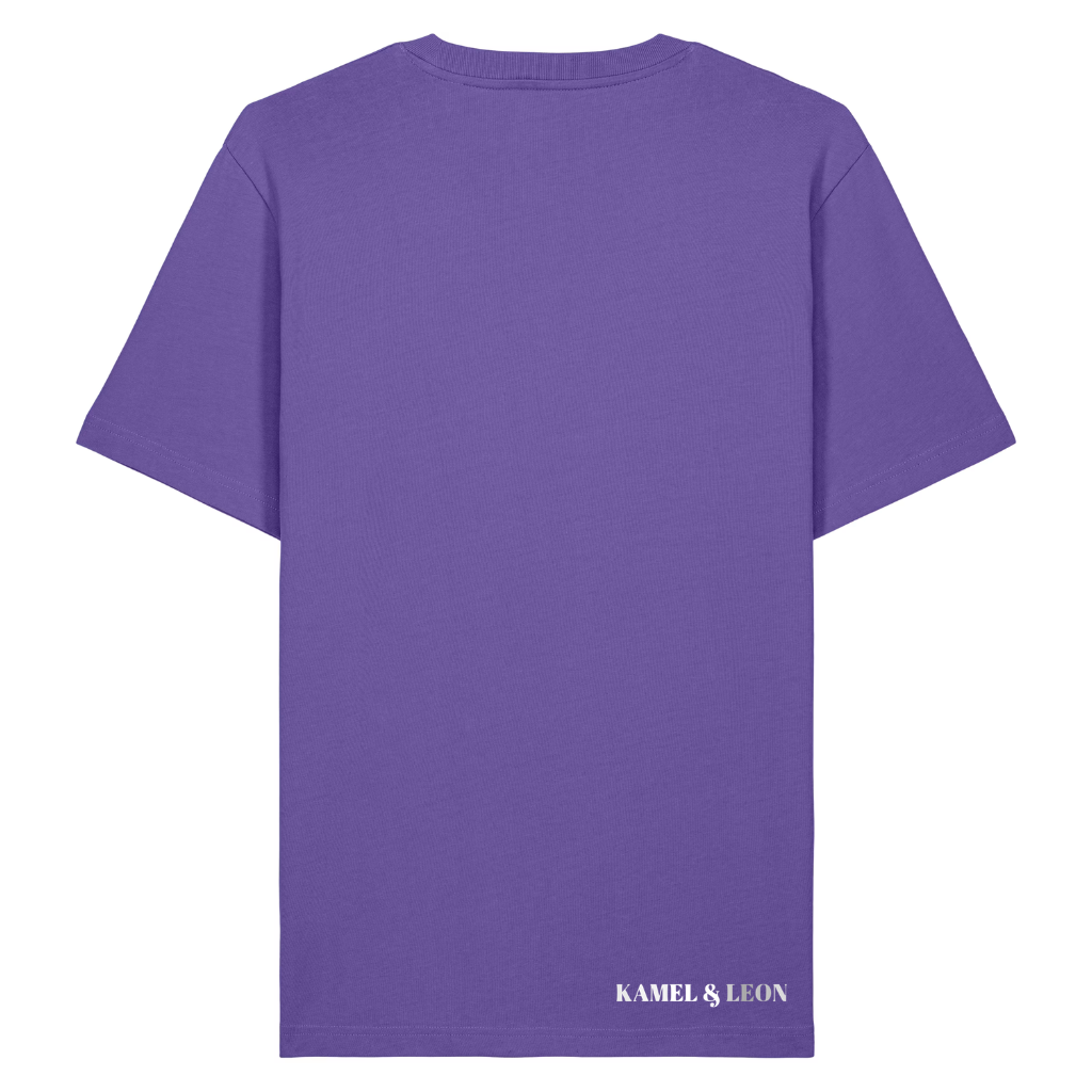 T-shirt Violet Kamel & Léon – Coton 210 GSM | EmotionWear