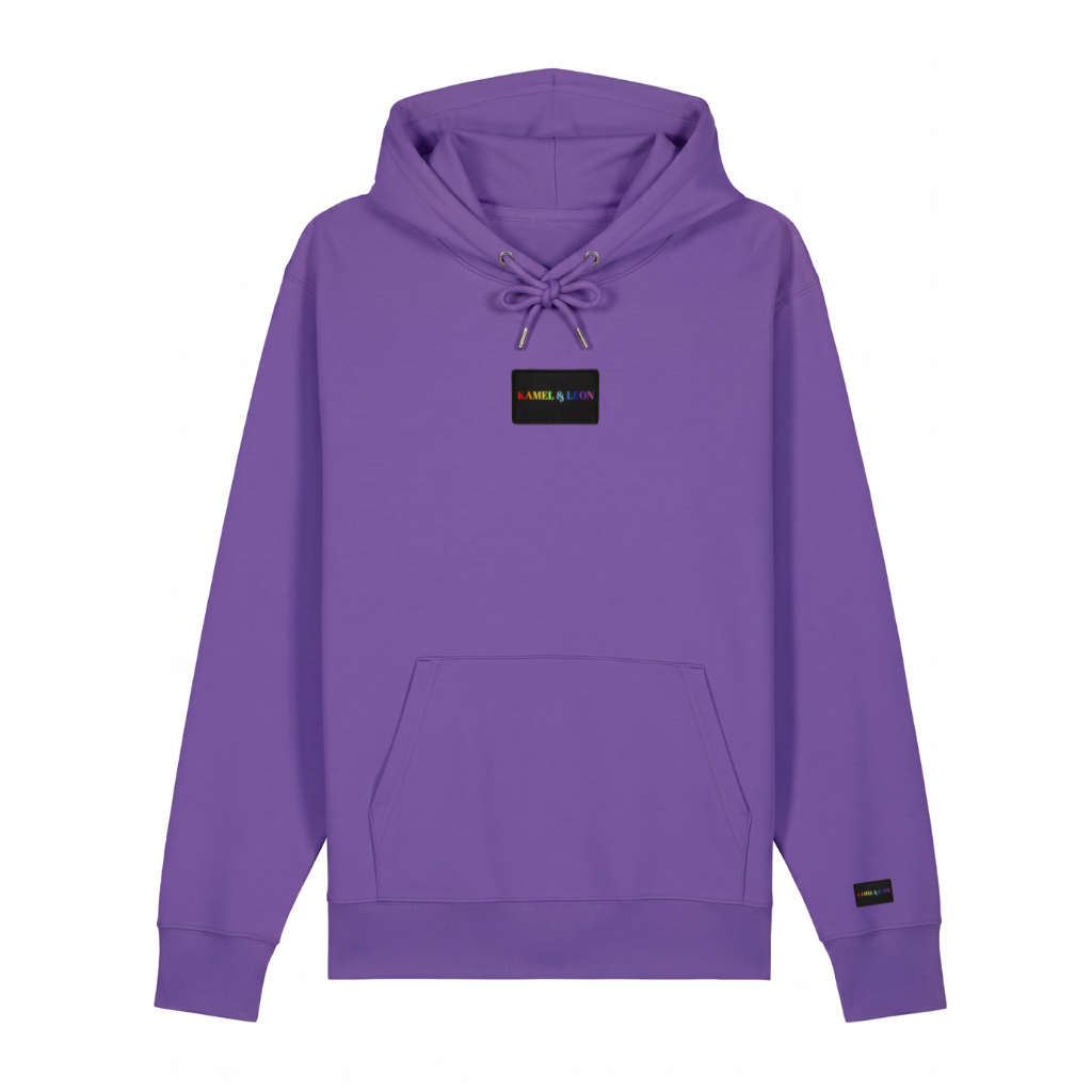 Hoodie Violet Kamel & Léon – Coton 350 GSM | EmotionWear