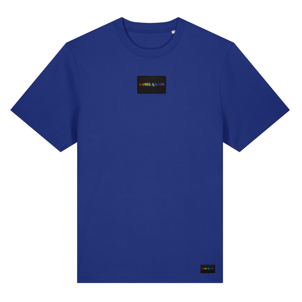 T-shirt Indigo Kamel & Léon – Coton 210 GSM | EmotionWear
