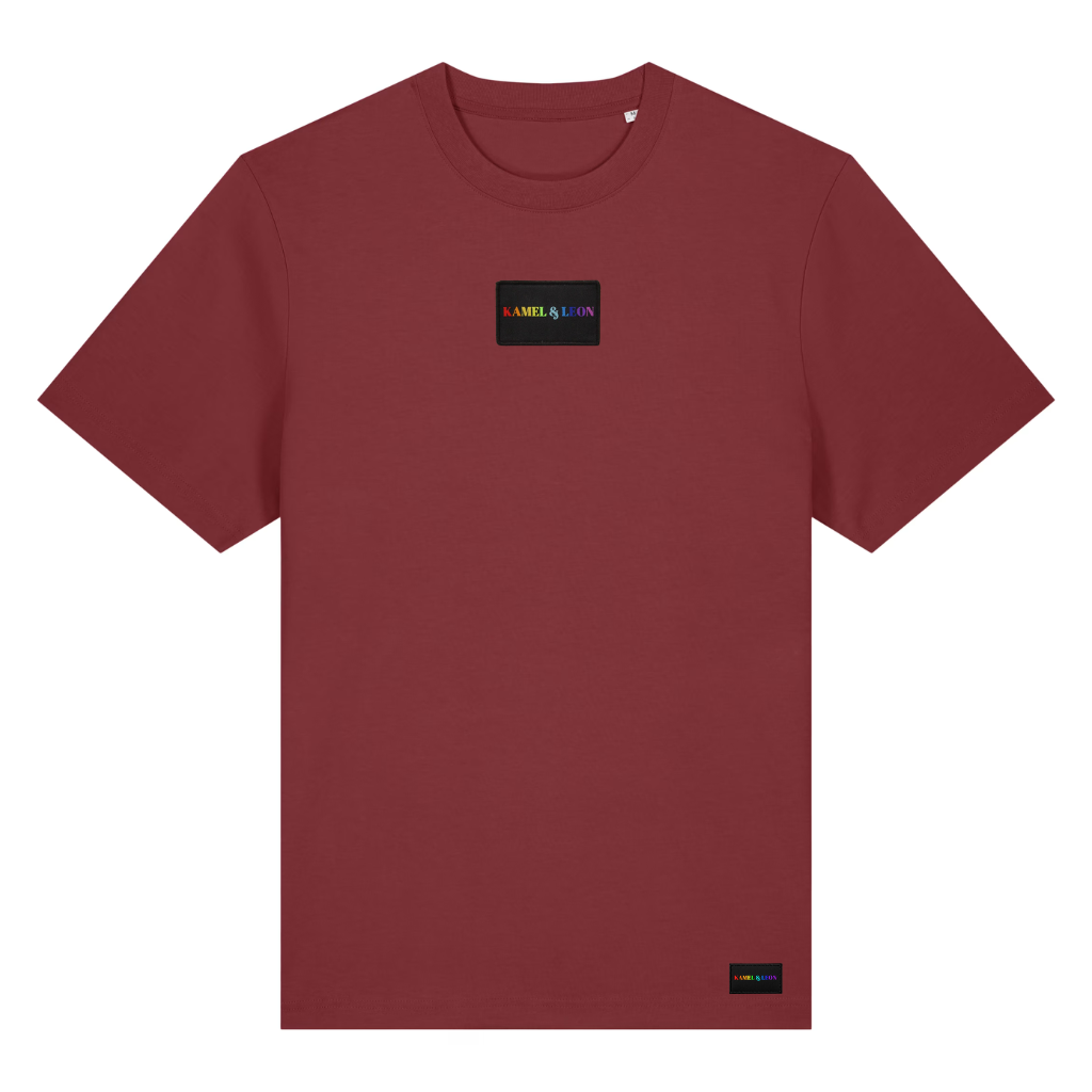 T-shirt Rouge Kamel & Léon – Coton 210 GSM | EmotionWear