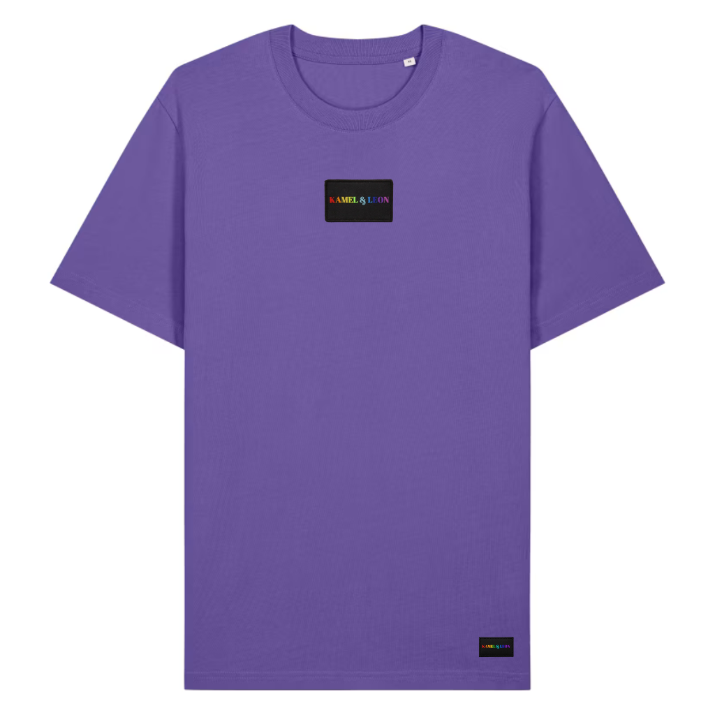 T-shirt Violet Kamel & Léon – Coton 210 GSM | EmotionWear